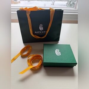 Goyard Box, Bag, & Ribbon 💚